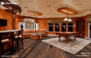 Leathered Walnut Engineered Hardwood by UA Floors