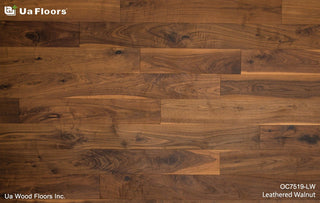 Leathered Walnut Engineered Hardwood by UA Floors