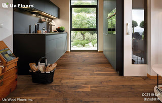 Leathered Walnut Engineered Hardwood by UA Floors