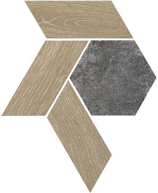 Legacy Blend Hexagon Hex Tile & Stone by American Olean