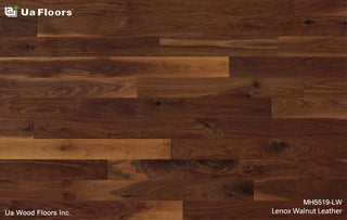 Lenox Walnut Leather Engineered Hardwood by UA Floors