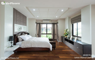 Lenox Walnut Leather Engineered Hardwood by UA Floors
