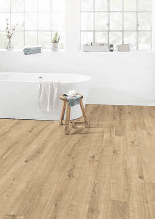 Light Dunnington Oak Water Resistant Laminate by Egger