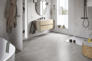 Light Grey Candela Marble Water Resistant Laminate by Egger