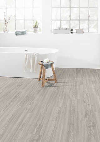 Light Grey Soria Oak Water Resistant Laminate by Egger