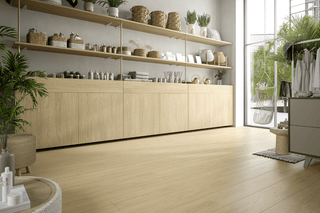 Light Natural Casella Oak Water Resistant Laminate by Egger