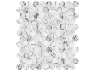 Lilac Volta Penny Round Tile & Stone by Anatolia Tile