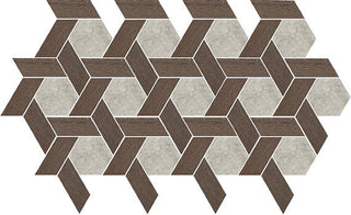 Lineage Blend Hexagon Hex Tile & Stone by American Olean