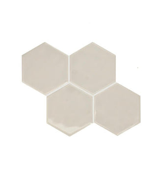 Linen Hexagon Undulated Tile & Stone by American Olean