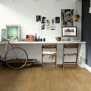 Linen oak medium natural Vinyl by Quickstep