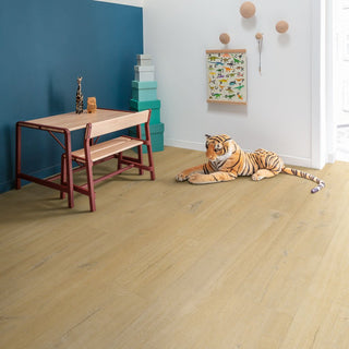 Linen oak natural Vinyl by Quickstep