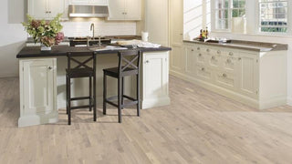 Loft White Strip Engineered Hardwood by Kahrs