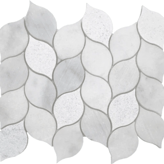 Logan - Leaf in Cali Gris Tile & Stone by Paradiso