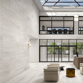 Lotus Rectangle Fluted Tile & Stone by American Olean