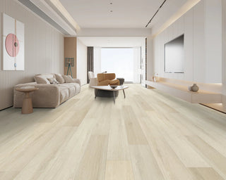Lumen Ash Waterproof Laminate by Montserrat Floors