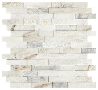 Lumen White Random Linear Tile & Stone by American Olean