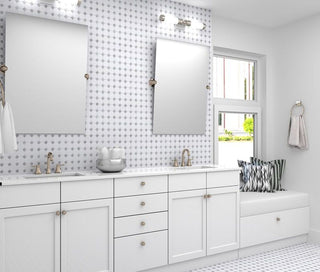 Manor Gray Buttons Tile & Stone by Anthology Tile