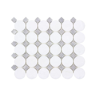 Manor Gray Buttons Tile & Stone by Anthology Tile