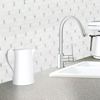 MANOR GRAY DOMINOS Tile & Stone by Anthology Tile