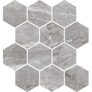 Marbles Matte Hexago - Oniciata Grey Tile & Stone by Stanton