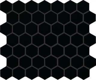 Matte Black Hexagon Tile & Stone by American Olean