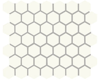 Matte Designer White Hexagon Tile & Stone by American Olean