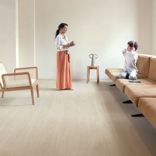 Misty grey oak Waterproof Laminate by Quickstep