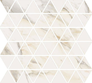 Mosaic Gold Triangle 12x12 by Happy Floors