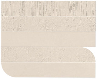 Mosaic Kaolin Piano Mixed 19 5/8x16 by Happy Floors