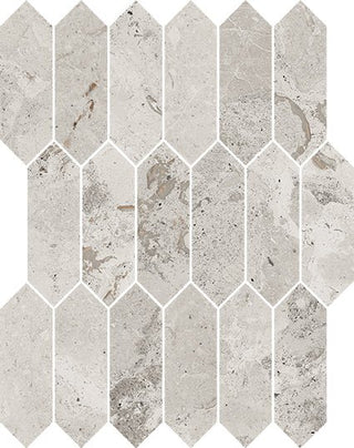Mosaic Pebble Natural Picket 11.5x11 by Happy Floors