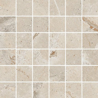 Mosaic Sand Polished 2x2 (12x12 Sheet) by Happy Floors