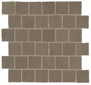 Mosaic Umber Tumbled 2x2 (12 1/4x12 1/4 Sheet) by Happy Floors