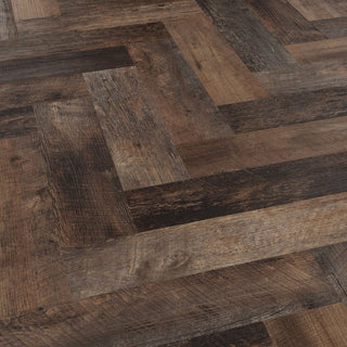 Salvaged Barnwood Herringbone Vinyl by Karndean