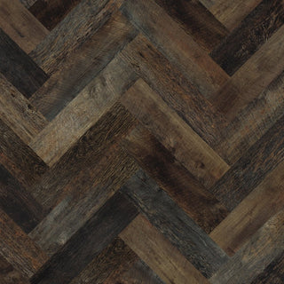 Salvaged Barnwood Herringbone Vinyl by Karndean
