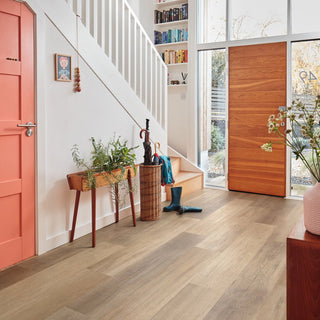 Worn Fabric Oak Vinyl by Karndean