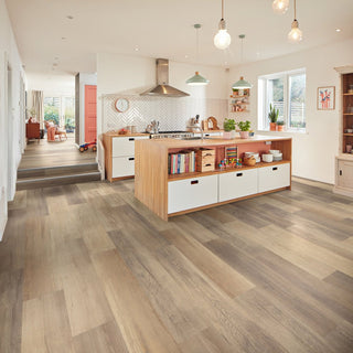 Worn Fabric Oak Vinyl by Karndean