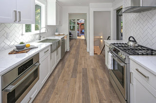 7 Series in Parchment Oak Vinyl by DH Floors