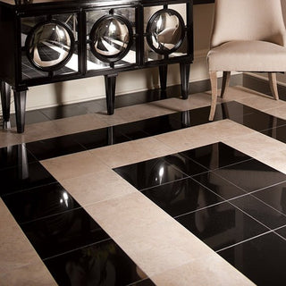 Absolute Black Square Polished 24x24 Tile & Stone by American Olean