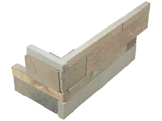 African Dune Assembled Corner Tile & Stone by Anatolia Tile