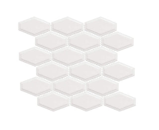 Albar Glossy Elongated Hexagon 11x10.5 by Happy Floors