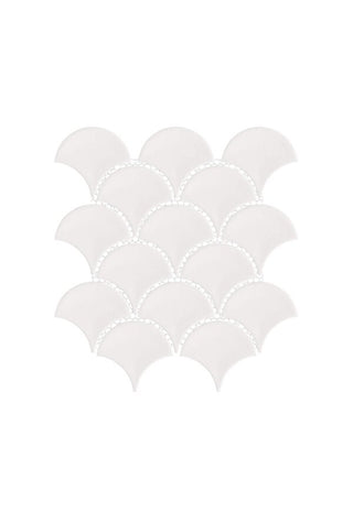 Albar Glossy Fan 3x3 (10.5x10 Sheet) by Happy Floors