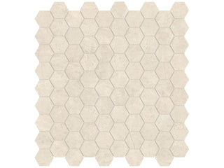 Allure Ivory 1.25" Hexagon Tile & Stone by Anatolia Tile