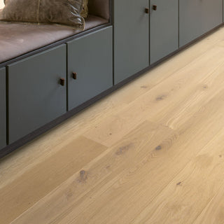 Almond white oak oiled Engineered Hardwood by Quickstep