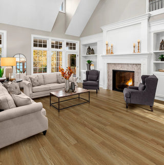 Alpha in Butterscotch Oak Vinyl by DH Floors