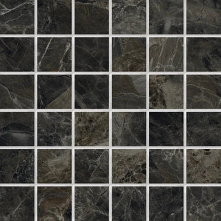 Alpha Matte Mosaic - Anthracite Tile & Stone by Stanton