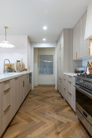 Alpine Herringbone Engineered Hardwood by DuChateau