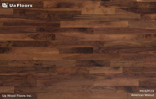 American Walnut 4 3/4" Engineered Hardwood by UA Floors