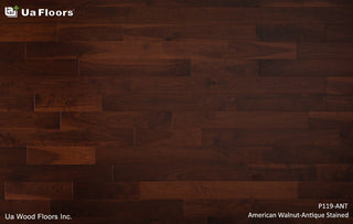 American Walnut_Antique Stained 4 3/4" Engineered Hardwood by UA Floors