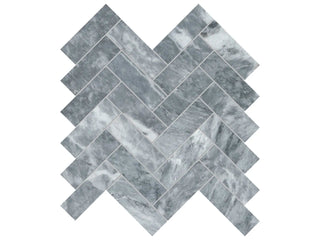 Aqua Intenso Herringbone Tile & Stone by Anatolia Tile