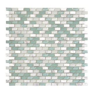 Aqua Mini Brick by Happy Floors